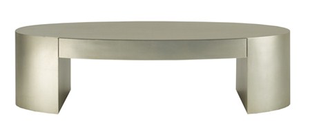 Barbara Barry oval cloud cocktail table