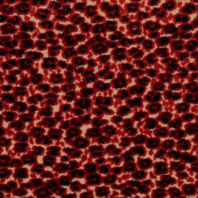 Robert Allen Soft Cheetah in Lacquer Red
