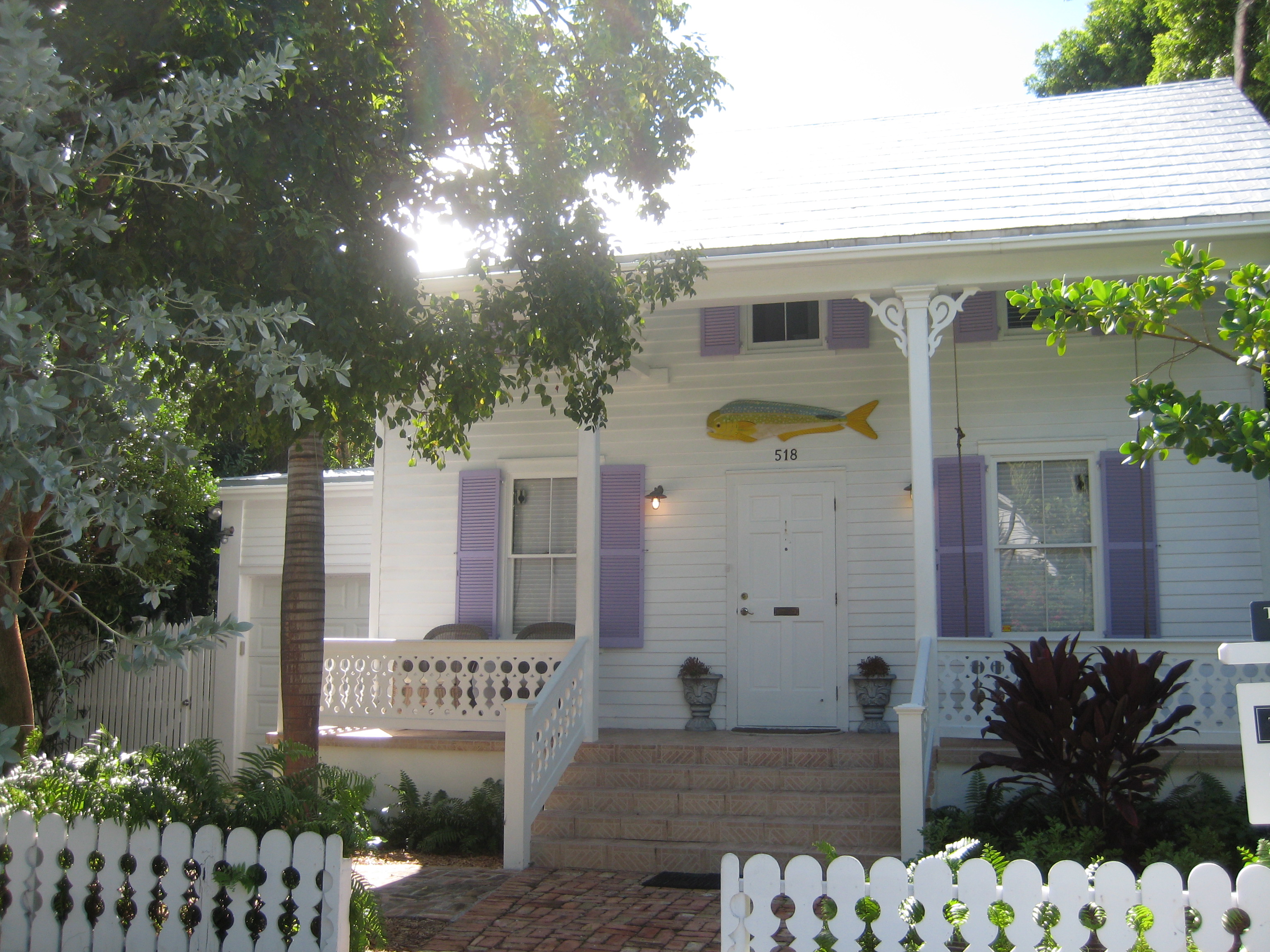 Purple shutters Key West