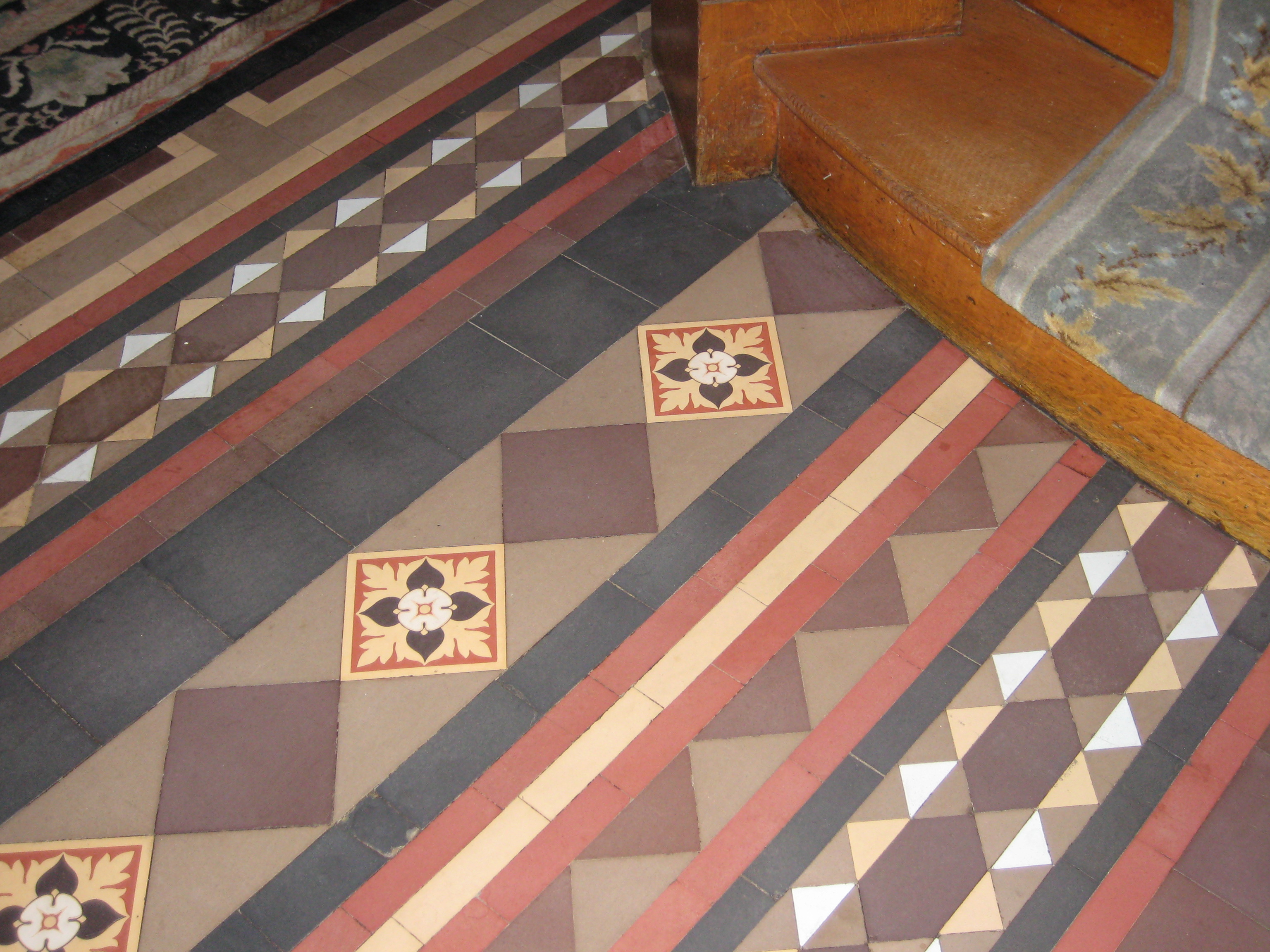 Wentworth Mansion Tile Floor
