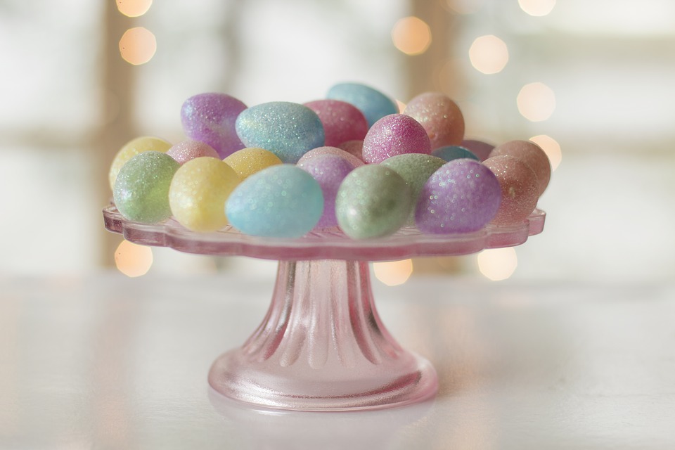 Sugar coat Easter eggs