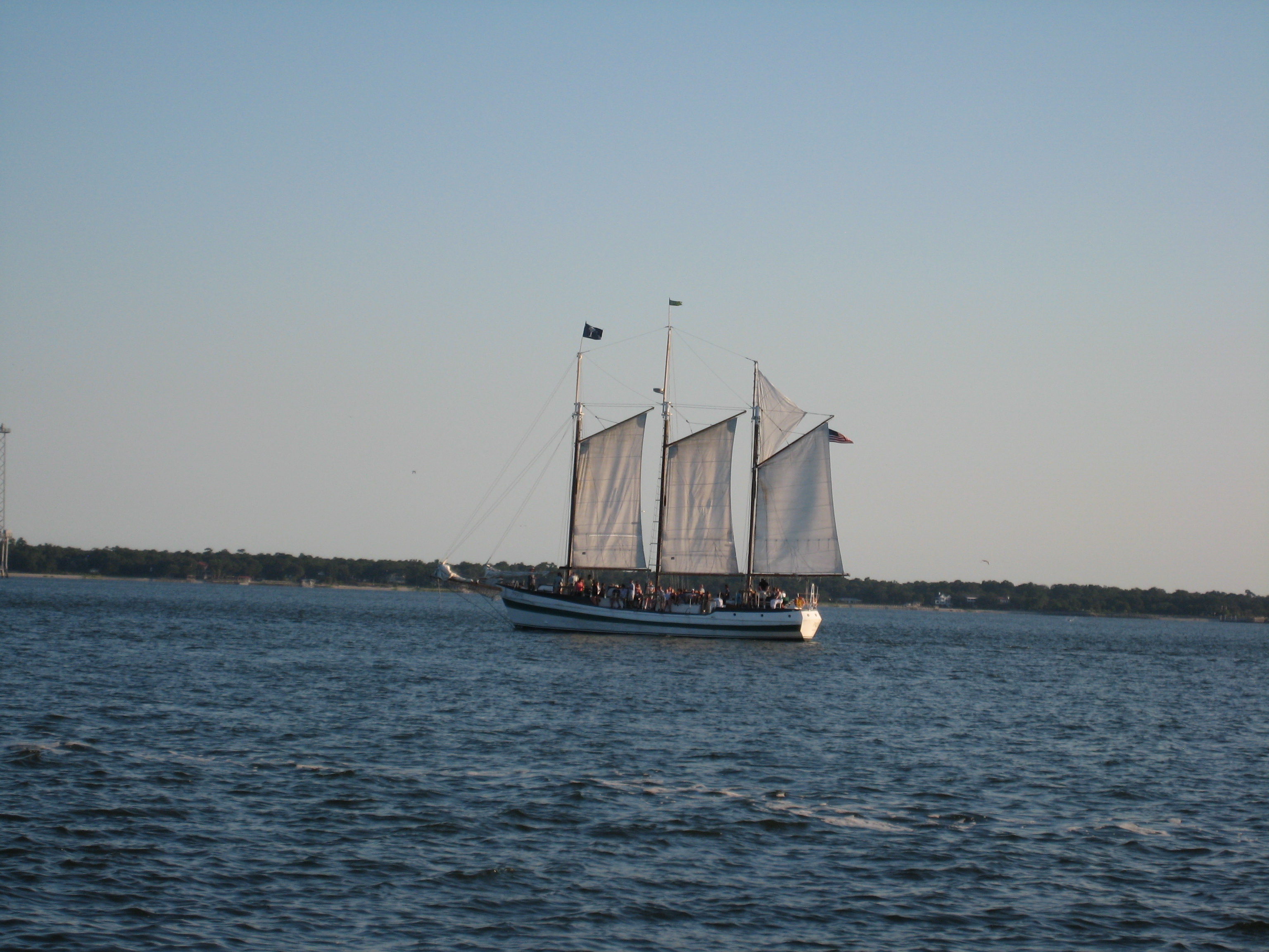 Sailboat in Charleston Harbor