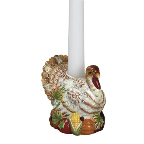 Vintage turkey candlesticks
