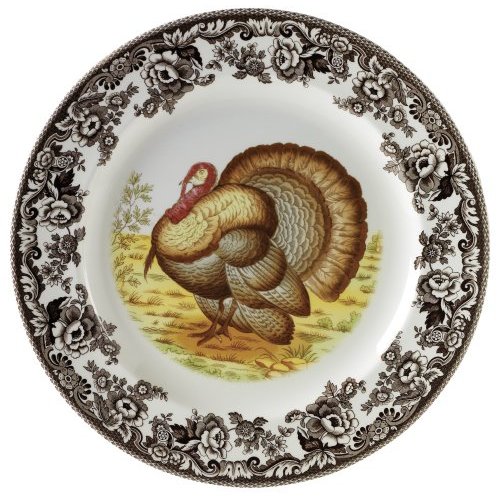 Spode turkey plate