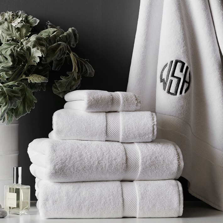 Chambers Heritage monogrammed towels
