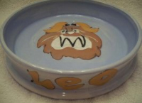 Zodiac dog bowl