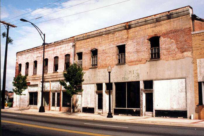 Greenville SC before redevelopment