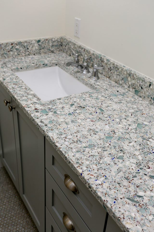 Fisher recycling counter top