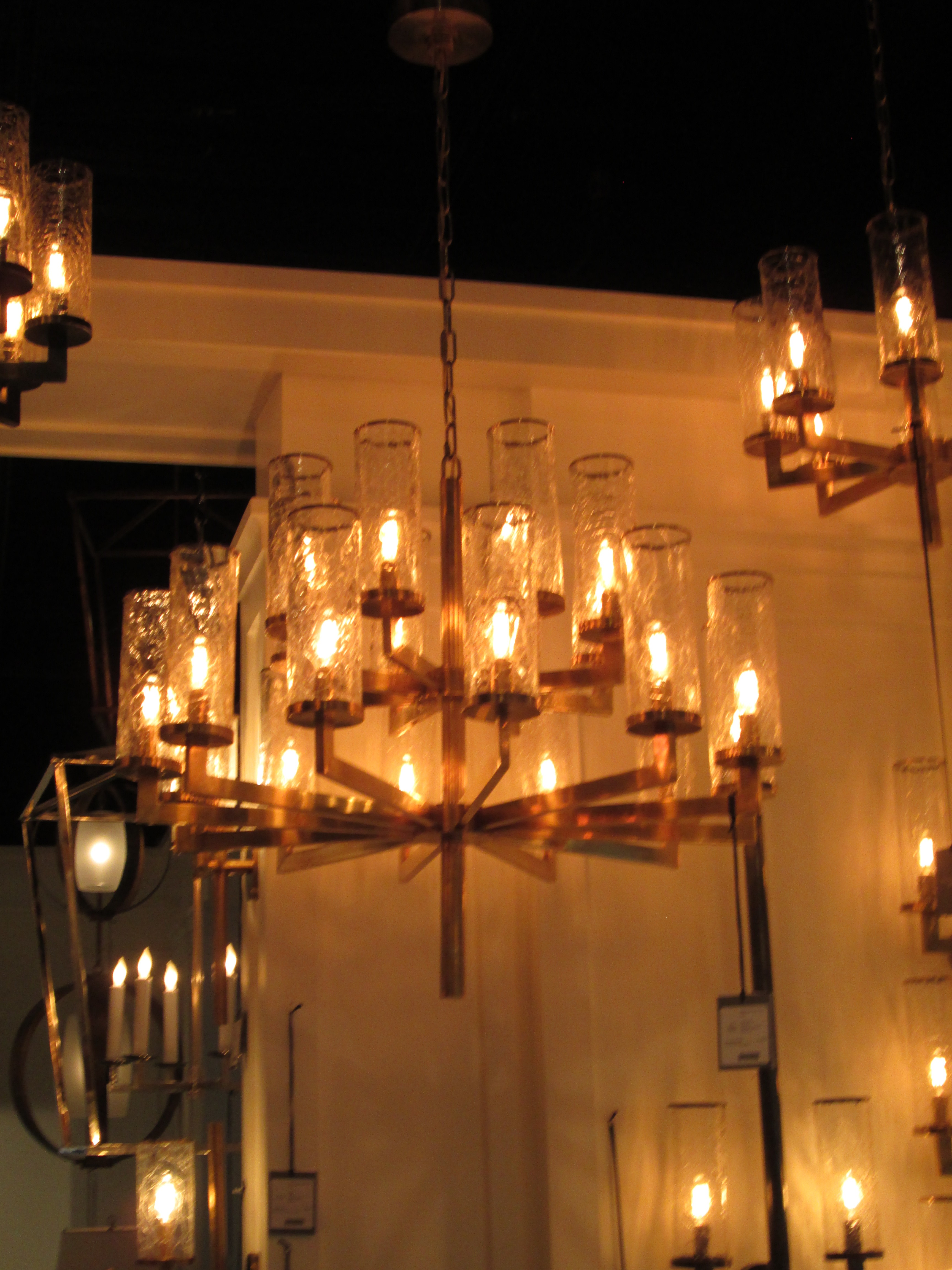 Visual Comfort Lighting gold chandelier