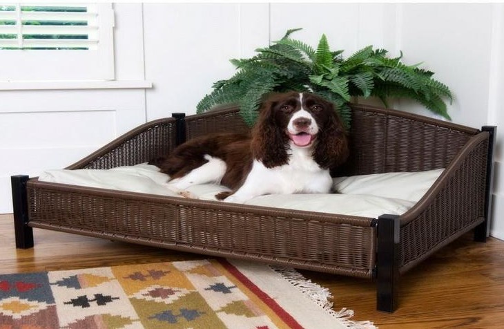 Wicker Dog Bed