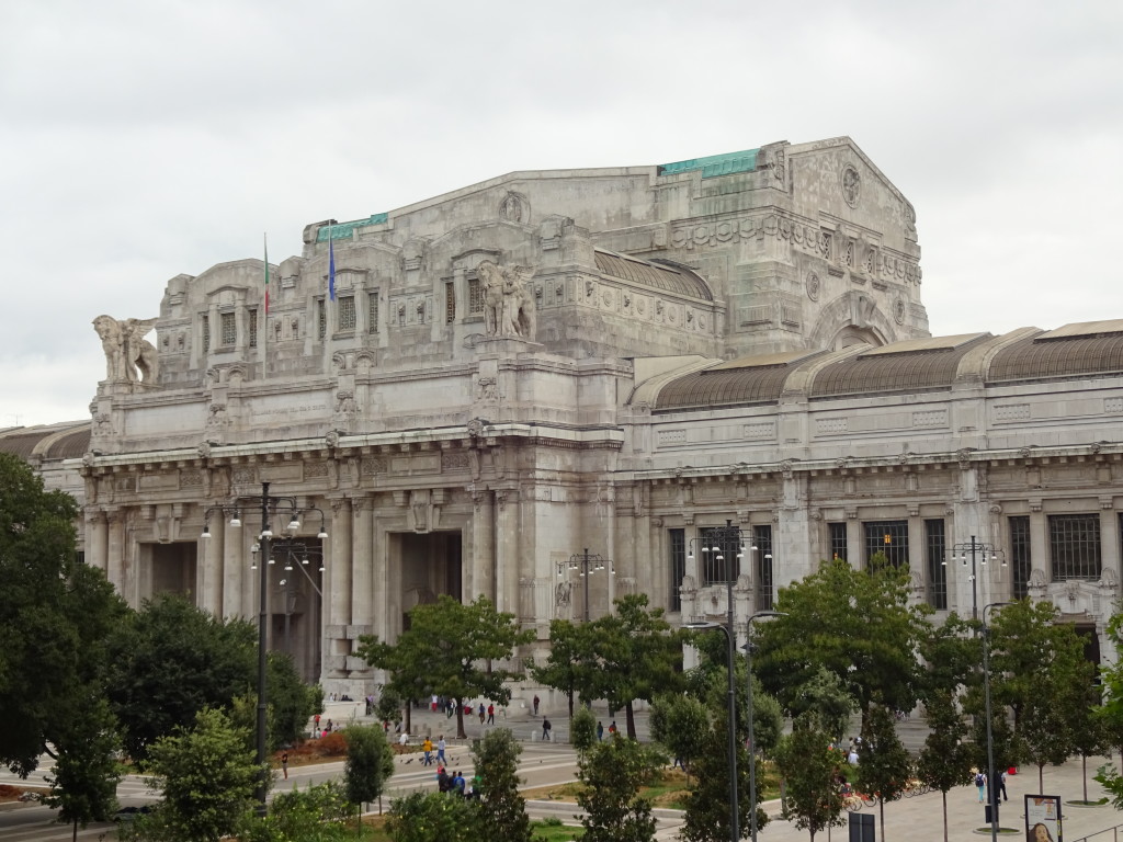 Milan, Italy train station