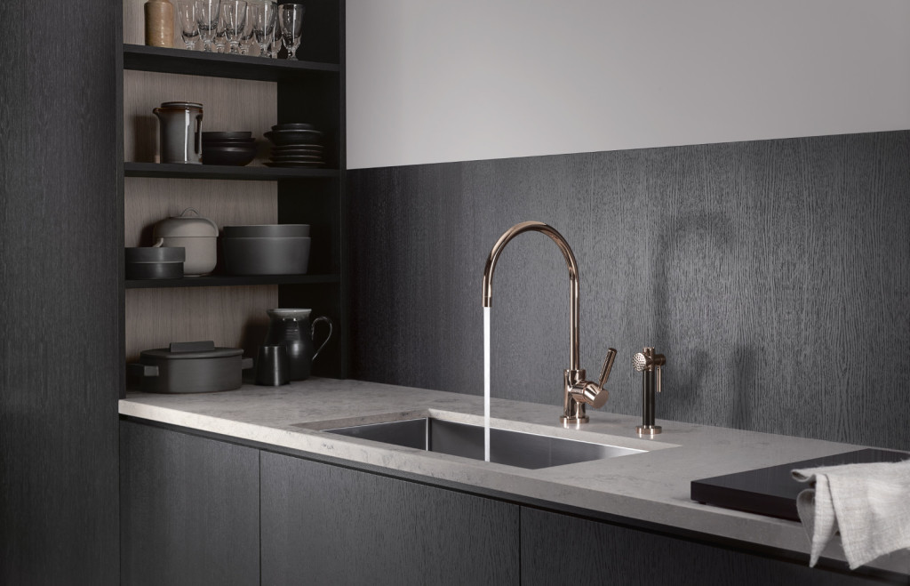 Dornbracht Tara faucet in Rose Gold