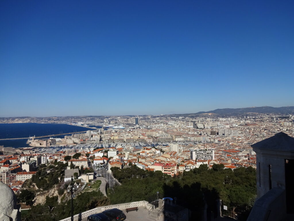 View of Marseille France