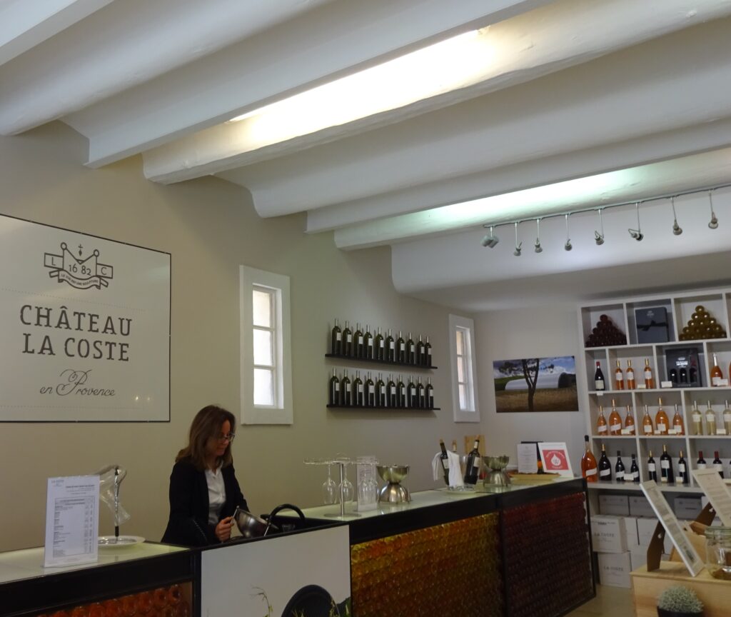 Château la Coste wine tasting