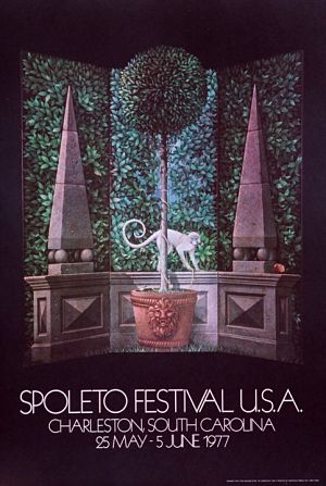 Spoleto Poster 1977 Christan Thee