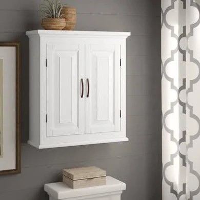 Wall hung bath cabinet