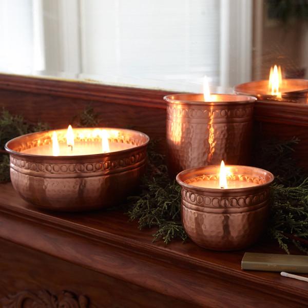 Copper candles