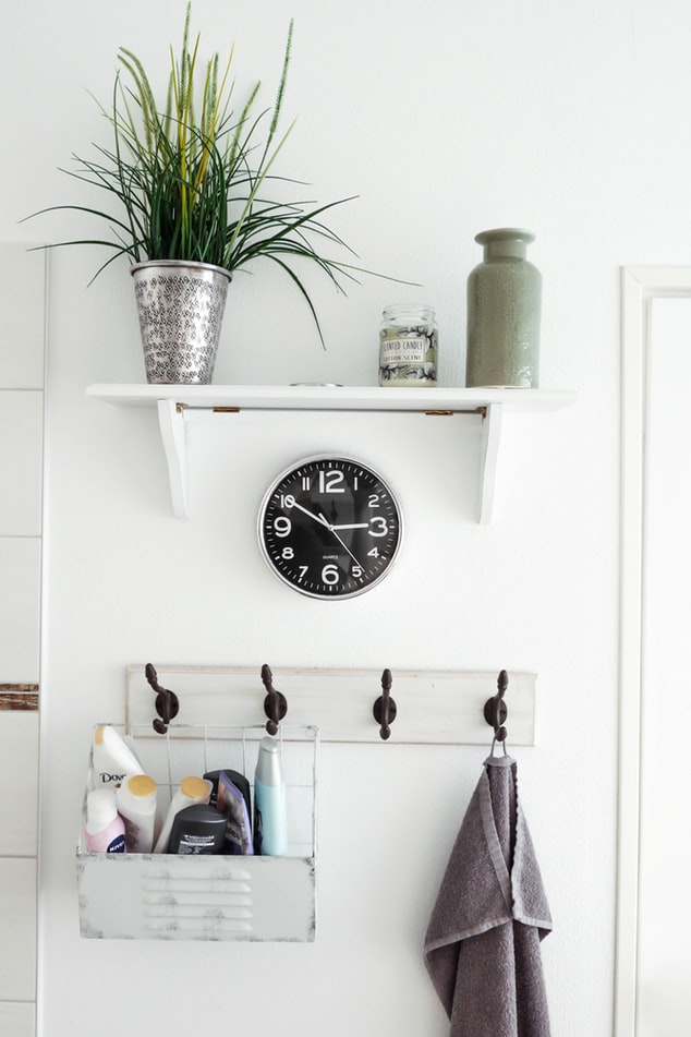 Uncluttered bathroom