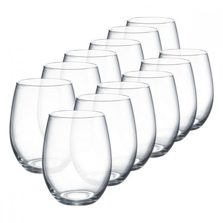 Stemless wine glasses