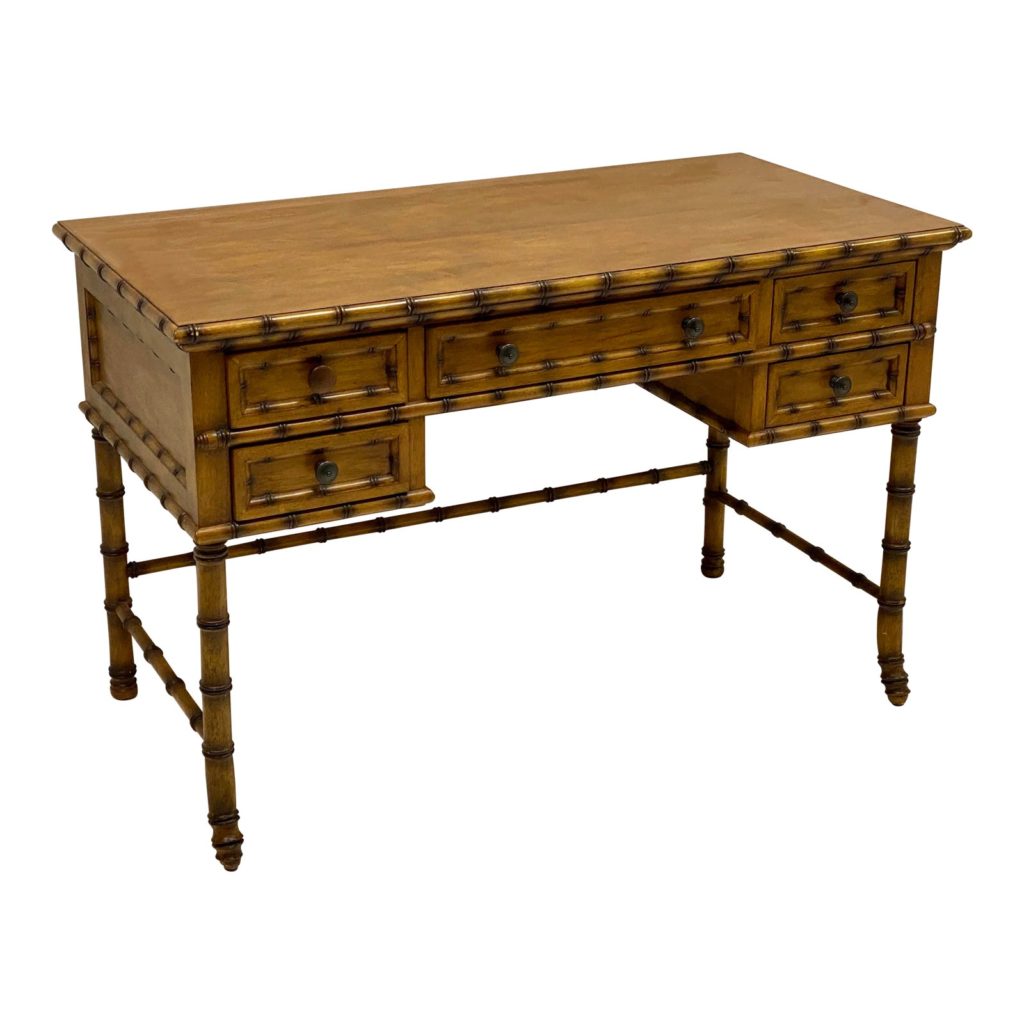 Rattan writing desk