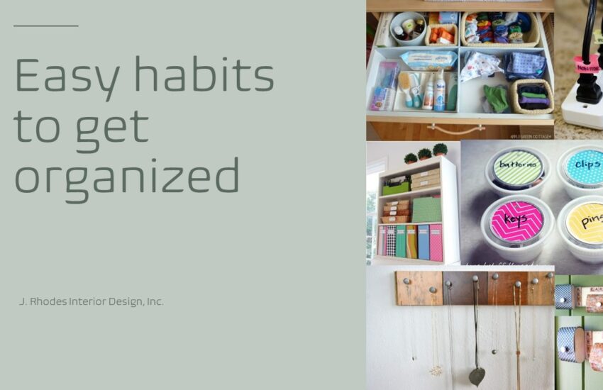 Easy organize habits